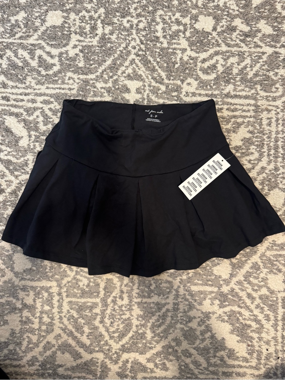 Urban Outfitters Black Circle Skater Mini Skirt